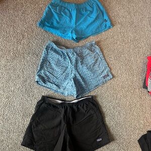 Patagonia Baggies Bundle - Blue, Patterned, Black